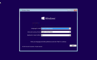 Install windows using only command line